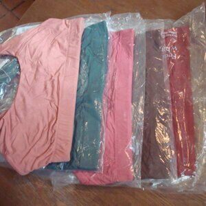 NWT's Lot of 5 bras from Andie Swim sz. Medium 'The Tank Bralette'